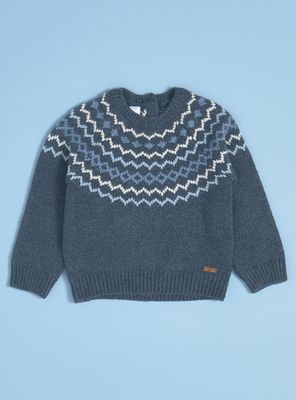 Imagen 1 del producto Sweater con Greca Azules