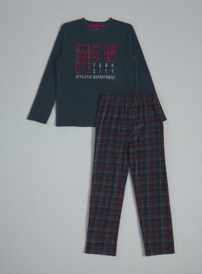 Pijama Polar Aplicación Bordado