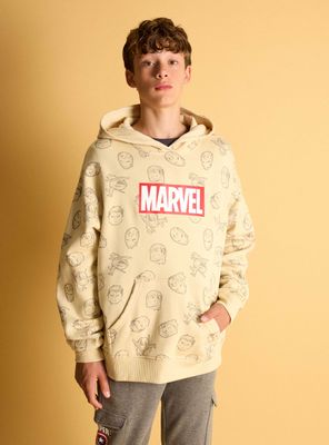 Polerón Full Print Marvel con Bolsillo Canguro