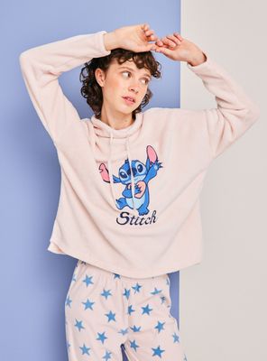 Pijama Cuello Alto Bordado Disney Stitch de Polar