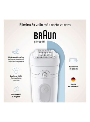 Imagen 2 del producto Depiladora de Pinzas Silk-épil SE5-041 Grey BOX MN