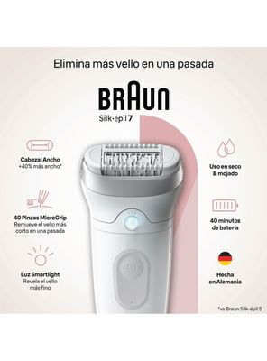 Imagen 2 del producto Depiladora de Pinzas Silk-épil SE7-030 FLMG BOX MN