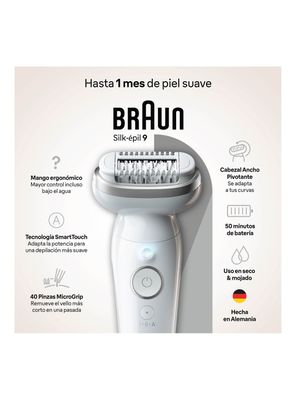Imagen 2 del producto Depiladora de Pinzas Silk-épil 9 Inalámbrica