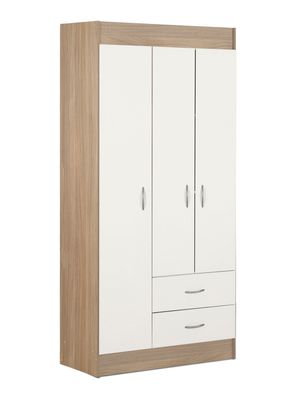 Imagen 1 del producto Clóset 3 Puertas 2 Cajones Bicolor