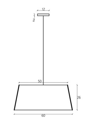 Imagen 2 del producto Lámpara Diseño 3 Colgante Negra