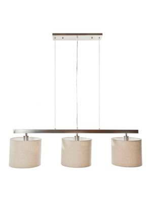 Lámpara Diseño 3 Colgante Cromo