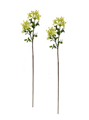 Rama Flores Amarillas 2 Piezas