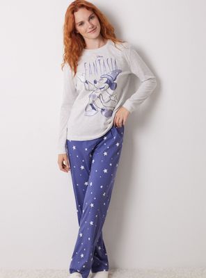 Pijama Largo Algodón Mickey Fantasy