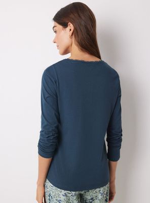 Imagen 2 del producto Polera Manga Larga Algodón Verde