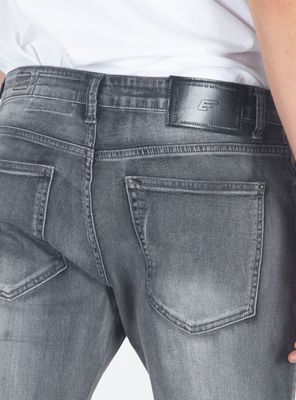Imagen 2 del producto Jeans Skinny Tiro Bajo Full Lavado Gris