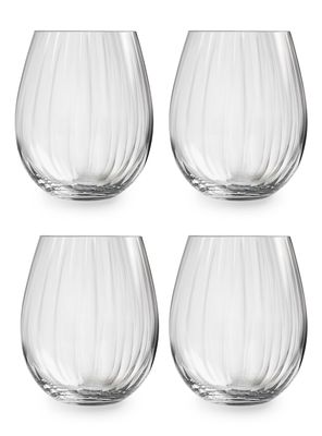 4 Vasos Plisse Stemless 440 ml