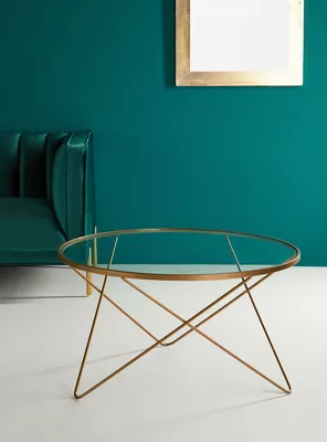 Mesa de Centro Vidrio Garbo 90 cm