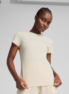 Polera Logo Ess Elevated Rib Tee