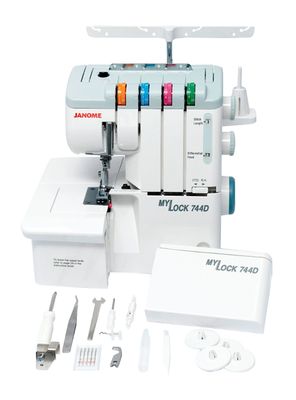 Máquina de Coser Overlock 744D