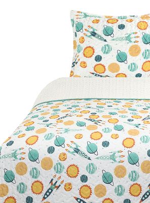 Quilt Infantil Sherpa 1 Plaza Diseño 1