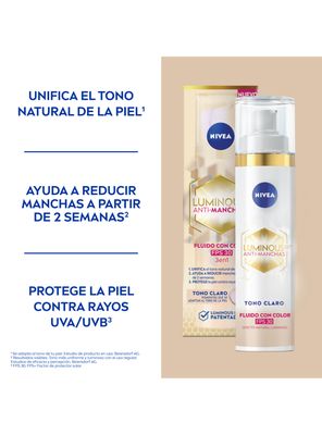 Imagen 2 del producto Luminous630 Fluido AntiMancha TonoClaro 40 ml