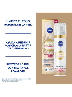 Imagen 2 del producto Luminous630 Fluido AntiMancha TonoMedio 40 ml