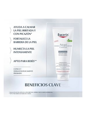 Imagen 2 del producto Bálsamo Eucerin Textura Ligera Atopi Control 400 ml