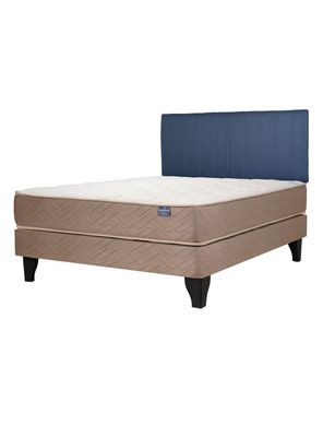 Cama Europea Bamboo 2 Plazas x190 cm + Respaldo Merci