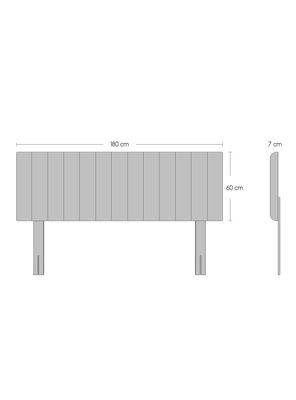 Imagen 2 del producto Cama Europea Everest Copper King + Respaldo Merci