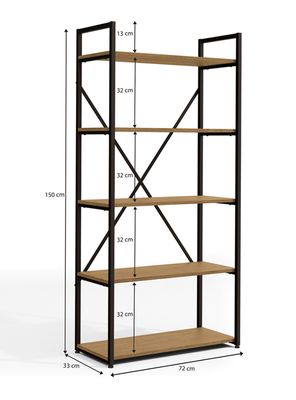 Imagen 2 del producto Estante Mendoza Alto 5 Repisas