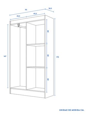 Imagen 2 del producto Clóset 4 Puertas