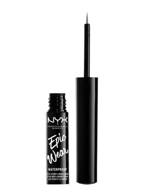 Delineador Nyx Professional Makeup Líquido Epic Wear Metallic Gunmetal