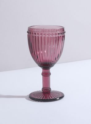 Imagen 2 del producto Set 4 Copas Rayas Morada 250 ml