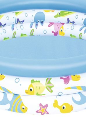 Imagen 2 del producto Piscina Inflable 3 Anillos Fondo Marino 101 L