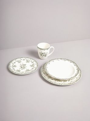 Imagen 2 del producto Set de Vajilla 24 Piezas María Verde Porcelana