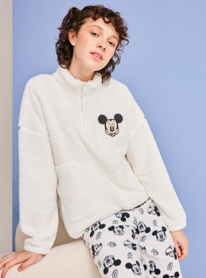 Pijama Disney Mickey Polerón Coral Pantalón Polar