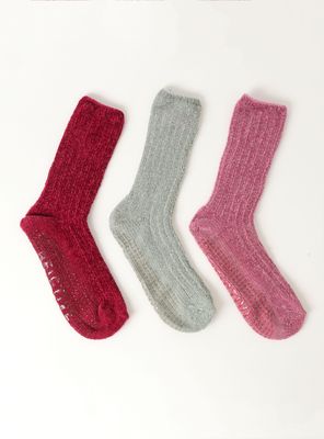 Tripack Calcetín Logo Largo Cozy