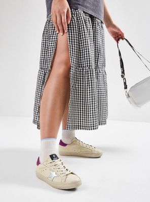 Zapatilla Urbana Star Cuero Mujer
