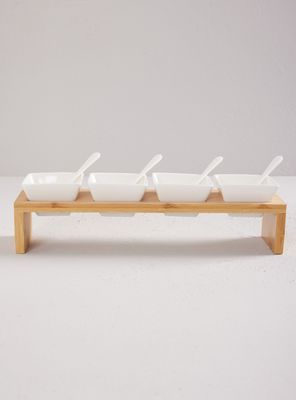 Imagen 2 del producto Set Cocktail 4 Mini Fuentes Cuadradas