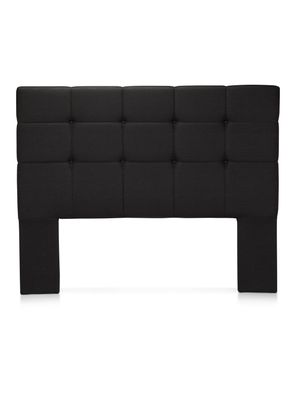 Imagen 2 del producto Set Cama Europea Tempo 2 Plazas Base Dividida + Set Muebles Issey Negro + Almohadas