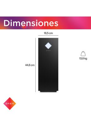 Imagen 2 del producto Desktop Gaming OMEN GT15-2002la Intel Core i7 NVIDIA GeForce RTX 4070 Ti SUPER 16 GB GDDR6X 32GB RAM 1TB SSD + 2TB HDD WiFi 6 Windows 11 Home