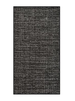 Bajada de Cama Lowers 67x120 cm Negro Melange