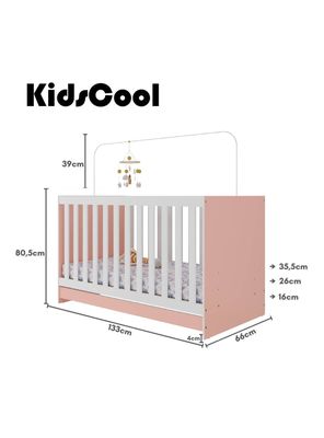 Imagen 2 del producto Cuna New 3 Funciones Rosado
