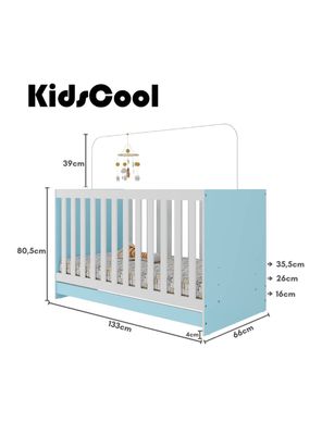 Imagen 2 del producto Cuna New 3 Funciones Celeste