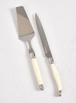 Set 2 Piezas Torta Ivory