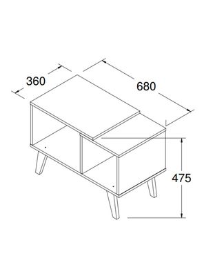 Imagen 2 del producto Mesa de Centro Sara 36x68 cm