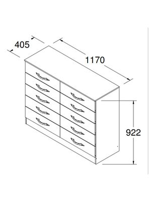 Imagen 2 del producto Cómoda 10 Cajones