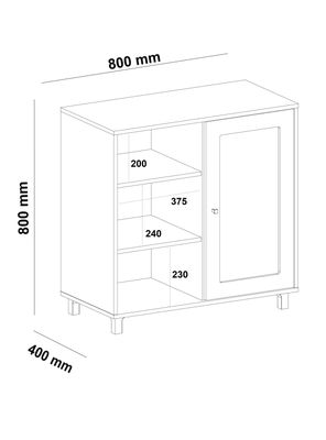 Imagen 2 del producto Buffet Charlotte 1 Puerta