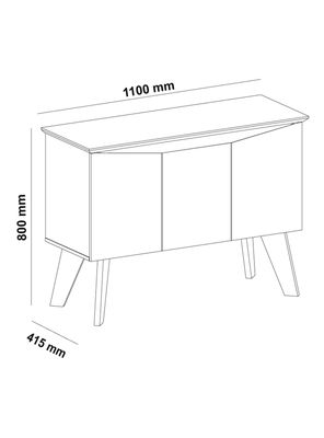 Imagen 2 del producto Buffet Oasis 3 Puertas