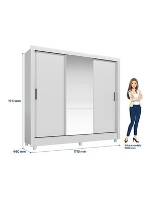 Imagen 2 del producto Clóset Francia 3 Puertas 2 Cajones