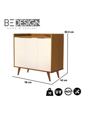 Imagen 2 del producto Buffet 3 Puertas Luxor Caramelo Perla