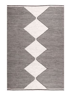 Alfombra Textur Negro-Blanco 160 x 230 cm