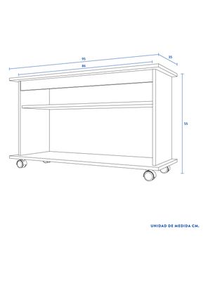 Imagen 2 del producto Rack CIC TV 42'' Río Chocolate