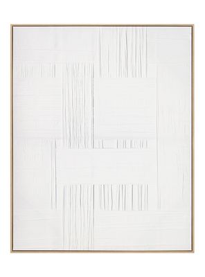 Cuadro Canvas Blanco B 80x100 cm
