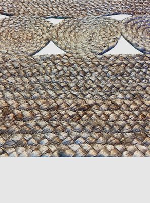 Imagen 2 del producto Alfombra Yute Pastel Floral Natural 90 x 150 cm